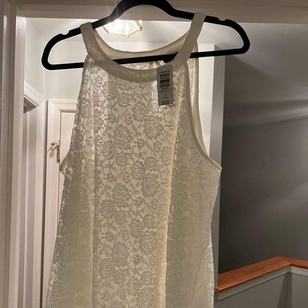 Gorgeous ivory lace blouse